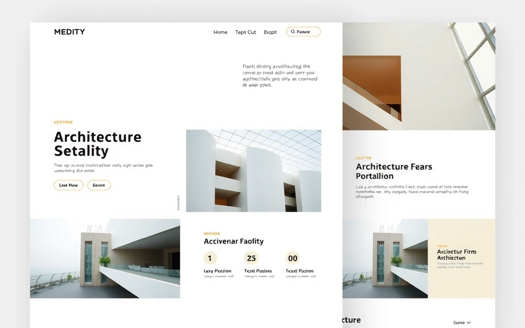 Architecture Firm - Professional portfolio website