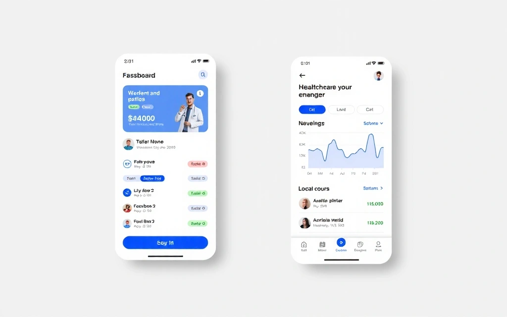 Healthcare Platform - Medical app interface