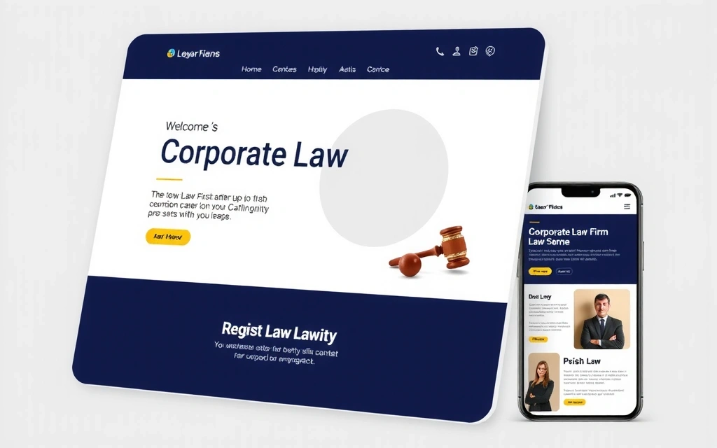 Law Firm - Professional corporate website